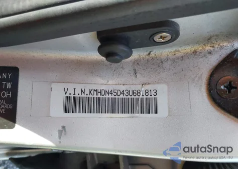 2003 Hyundai Elantra Gls/Gt z USA, uszkodzony, nr VIN KMHDN45D43U681813